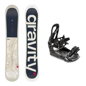Gravity Cosa 25/26 pánský snowboard + Raven S230 Black snowboardové vázání - 168 cm wide + vázání S/M (EU 37-42) obraz