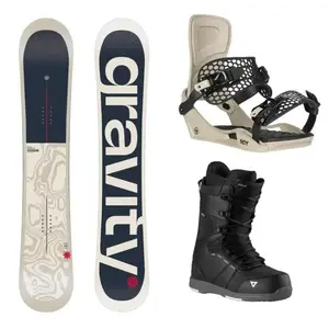 Gravity Cosa 25/26 snowboard + Gravity Indy stone/black vázání + Gravity Void black/grey boty - 168 cm wide + M (EU 38-41) obraz