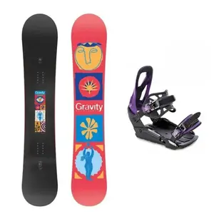 Gravity Electra 25/26 dámský snowboard + Raven S230 Black/violet vázání - 148 cm + S/M (EU 37-42) obraz