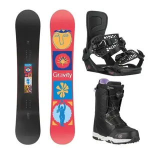 Gravity Electra 25/26 snowboard + Gravity Rise black vázání + Gravity Aura Atop black obuv - 148 cm + S (EU 37) obraz