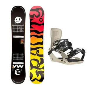 Gravity Empatic 25/26 pánský snowboard + Gravity Indy stone/black 25/26 vázání - 153 cm Wide + M (EU 38-41) obraz