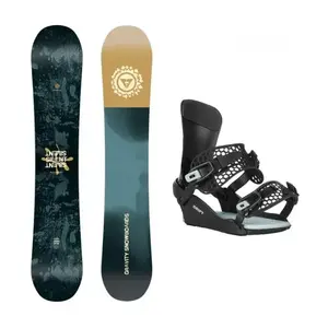 Gravity Silent 25/26 pánský snowboard + Gravity Drift black/sage vázání - 161 cm + L (EU 42-45) obraz
