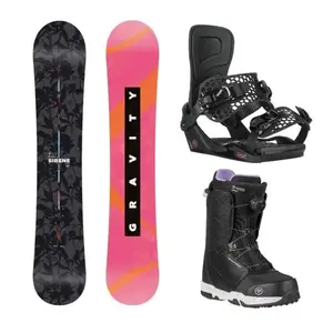 Gravity Sirene 25/26 dámský snowboard + Gravity Rise black vázání + Gravity Aura Atop black obuv - 148 cm + S (EU 37) obraz