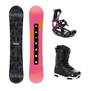 Gravity Sirene 25/26 snowboard + Raven Fastec FT360 black/fuchsia vázání + Raven Flush boty - 148 cm + S (EU 35-40) obraz