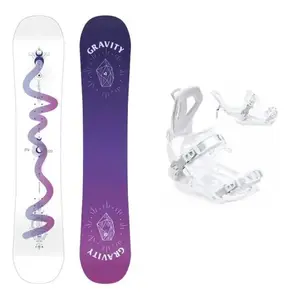 Gravity Sirene White 24/25 dámský snowboard + Raven FT360 white vázání - 154 cm + S (EU 35-40) obraz