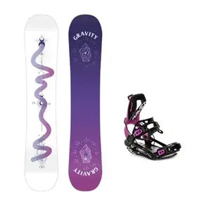 Gravity Sirene White 24/25 dámský snowboard + Raven Fastec FT360 black/fuchsia vázání - 154 cm + S (EU 35-40) obraz