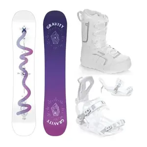Gravity Sirene White 24/25 snowboard + Raven Fastec FT360 white vázání + Raven Pearl white boty - 154 cm + S (EU 35-40) obraz