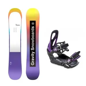 Gravity Thunder 24/25 dámský snowboard + Raven S230 Black/violet vázání - 142 cm + S/M (EU 37-42) obraz