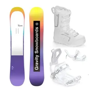 Gravity Thunder 24/25 snowboard + Raven Fastec FT360 white vázání + Raven Pearl white boty - 142 cm + S (EU 35-40) obraz