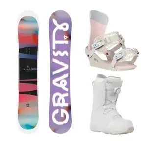 Gravity Trinity 25/26 dámský snowboard + Gravity Fenix candy vázání + Gravity Aura Atop white obuv - 151 cm + S (EU 37) obraz