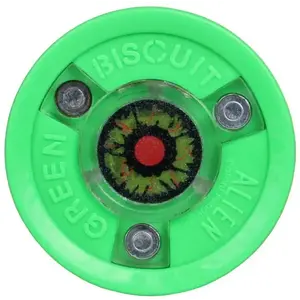 Green Biscuit Alien světle zelený tréninkový hokejový puk obraz
