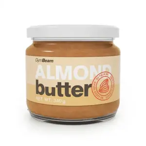 GymBeam 100% Mandlové máslo 340 g - mandle obraz