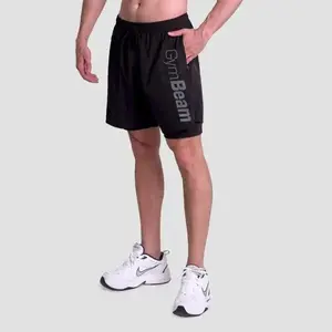 GymBeam 2in1 Shorts Essence Black - XL obraz