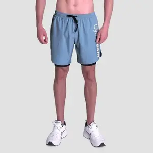 GymBeam 2in1 Shorts Essence Blue - S obraz