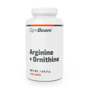 GymBeam Arginin + Ornitin 120 kaps. obraz