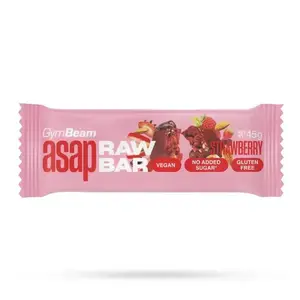 GymBeam ASAP Raw Bar 45 g - jahoda obraz