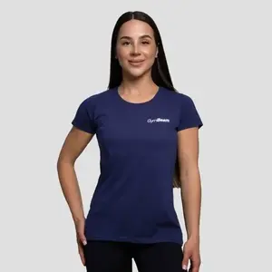 GymBeam Basic Navy Blue dámské tričko - XXL obraz