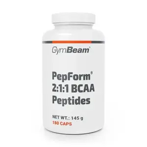 GymBeam BCAA 2: 1: 1 PepForm Peptidy 180 kaps. obraz