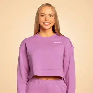 GymBeam BeastPink Dámská mikina Grace Purple - S obraz