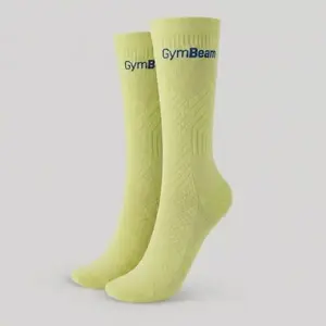 GymBeam Běžecké ponožky Lime Green - S obraz