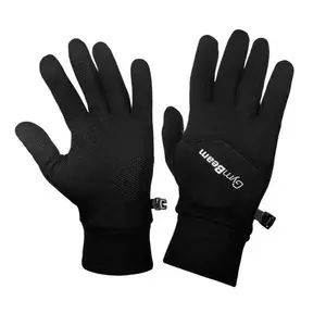 GymBeam Běžecké rukavice Unstoppable Black - XS/S obraz
