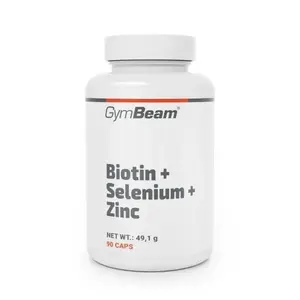 GymBeam Biotin + Selen + Zinek 90 kaps. obraz