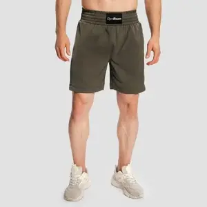 GymBeam Combat Boxing Shorts Olive Grey - XXL obraz