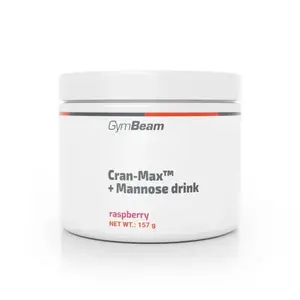 GymBeam Cran-Max™ + Mannose drink 157 g - malina obraz