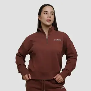 GymBeam Dámská mikina 1/2 Zip Agile Root - XL obraz