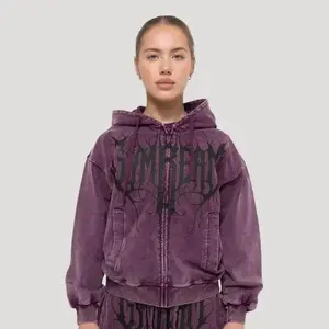 GymBeam Dámská mikina Abyss Raisin - S obraz