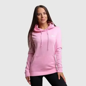 GymBeam Dámská mikina PRO Hoodie Baby Pink - XS obraz