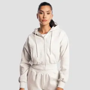 GymBeam Dámská mikina se zipem Base Cloud - XS obraz