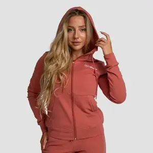 GymBeam Dámská mikina se zipem Limitless Cinnamon - M obraz