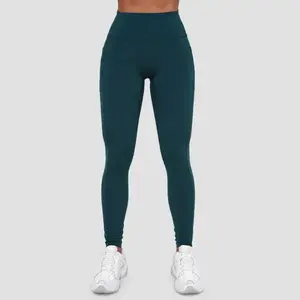 GymBeam Dámské legíny Ignite Dark Green - S obraz