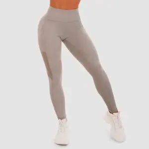 GymBeam Dámské legíny Mesh Panel grey - XS obraz
