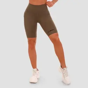 GymBeam Dámské šortky Biker olive - XS obraz