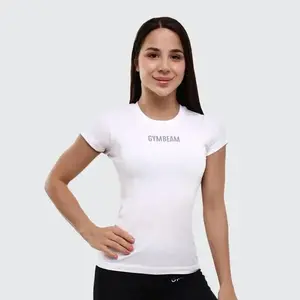 Tričko FIT White S - GymBeam obraz