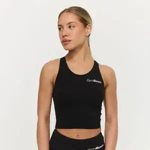 GymBeam Dámský sportovní top BEAT Black - XXL obraz