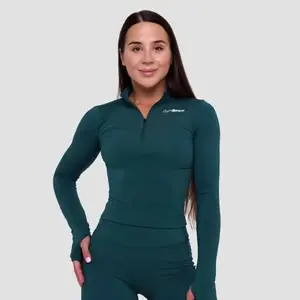 GymBeam Dámský sportovní top Ignite Dark Green - XXL obraz