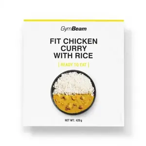 GymBeam FIT Kuřecí kari s rýží Ready to eat 6 x 420 g obraz