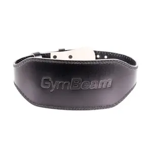GymBeam Fitness opasek celokožený black - M obraz