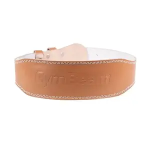 GymBeam Fitness opasek celokožený brown - XL obraz