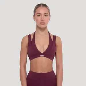 GymBeam Flow Wine dámská sportovní podprsenka - XL obraz