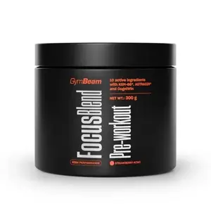 GymBeam Focus Blend Pre-workout 300 g - jahoda kiwi obraz