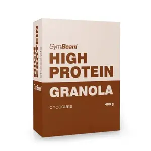 GymBeam Granola s vysokým obsahem bílkovin 400 g - slaný karamel obraz