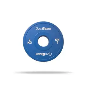 GymBeam Gumový frakční kotouč 51 mm 2 kg obraz