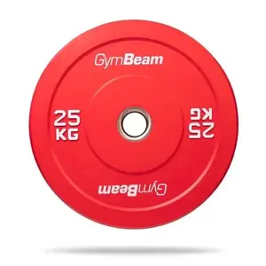 GymBeam Gumový kotouč Bumper 51 mm 25 kg obraz