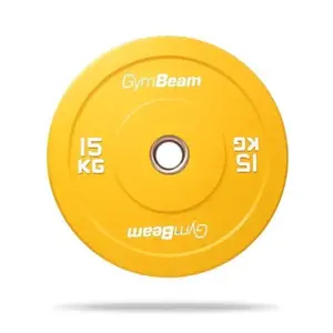 GymBeam Gumový kotouč Bumper 51mm 15 kg obraz
