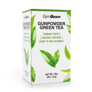GymBeam Gunpowder green tea 20 x 1, 5 g obraz