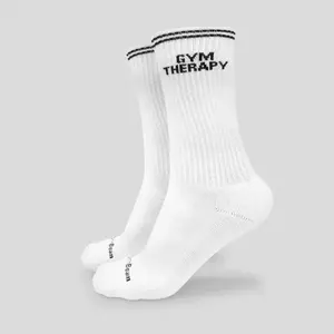 GymBeam Gym Therapy White pánské ponožky - XL obraz